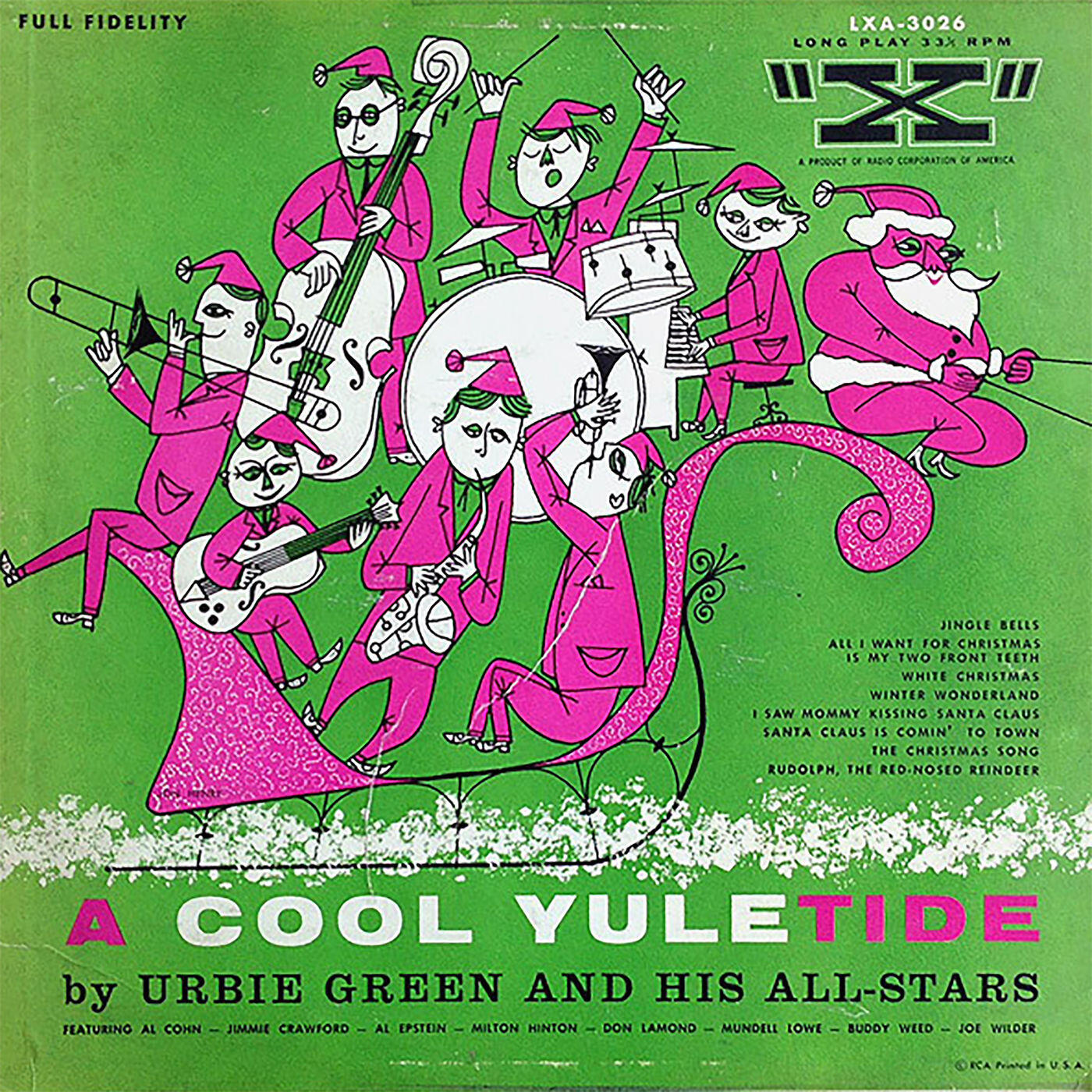 Green, Urbie & His All-Stars [1954] A Cool Yuletide [Legacy US, 2018].